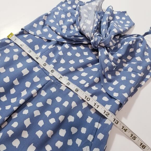 Anthropologie Whit Two Blue & White Jumpsuit - Picture 6 of 12